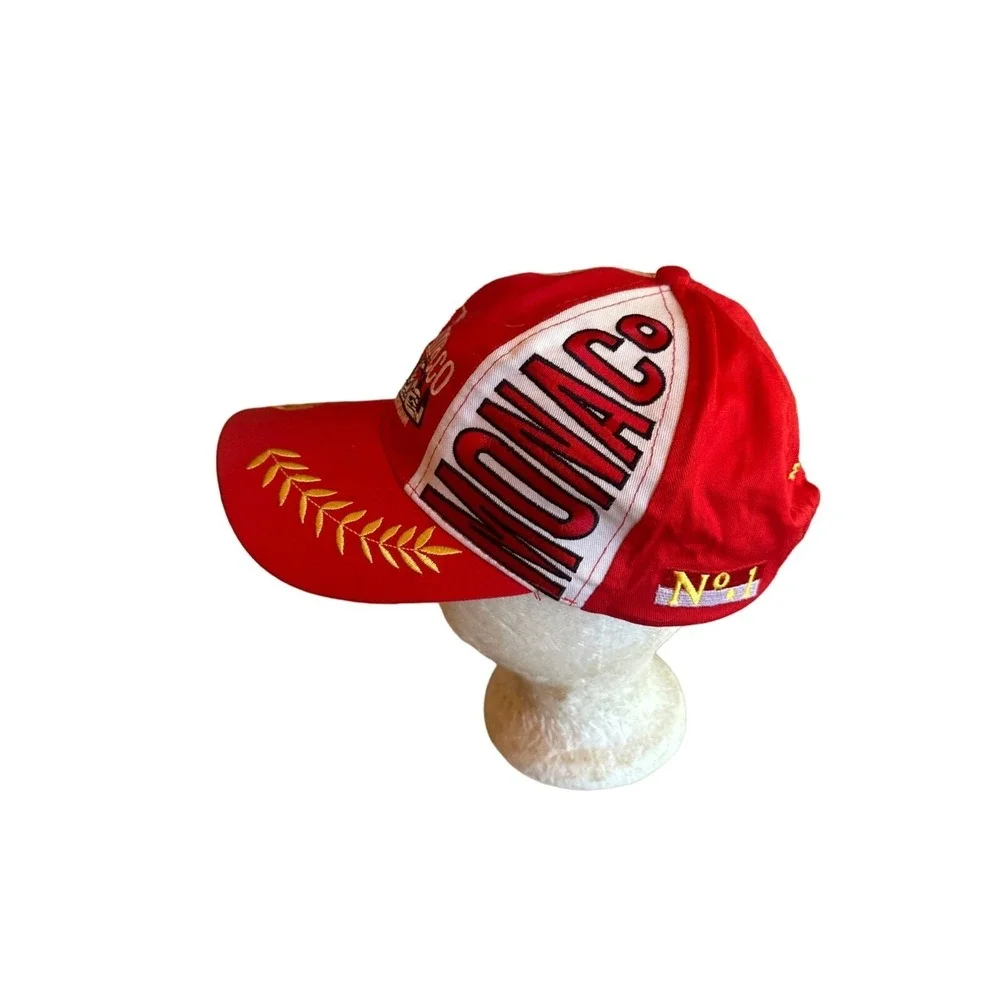 Monaco Racing Team Large Graphic Baseball Hat‎ Cap Adjustable